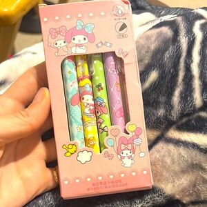 NWT my melody pen set 6pcs